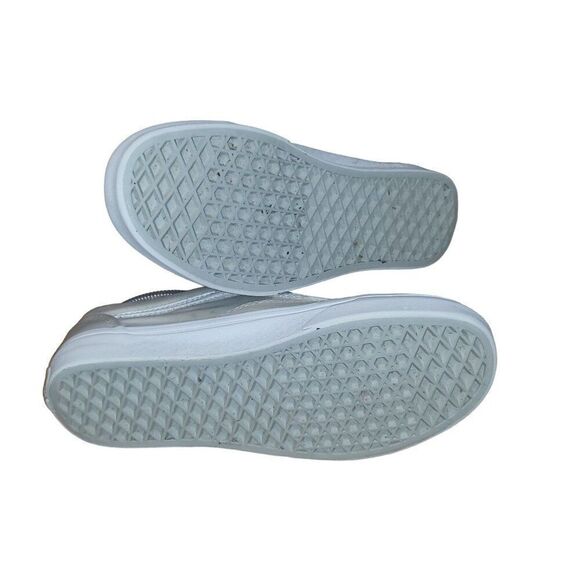 Vans Old Skool Sneakers Women Sz 7.5 True‎ White Low Top Skater Streetwear - Picture 7 of 8